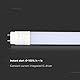 V-TAC 2x LED Röhre 120 CM - T8 - G13-Fassung 18W - 1850 Lumen - Samsung Chip - LED-Röhren für Decke, Wand, Garage, Geschäft - T8 Lampe- Ersatz für Neonröhren - Licht 4000K Neutralweiß