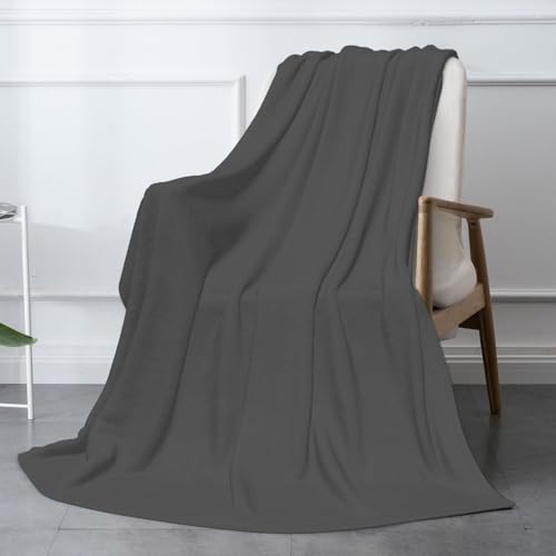 Couverture flanelle ébène 177x203cm plaid décoratif canapé et lit - 5