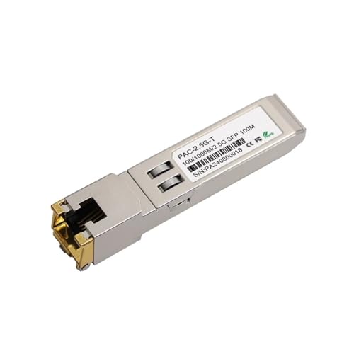 2.5G SFP + to RJ45�ASFP +-T�A10GBase-T�A100M�A2.G��SFP�AD�����N�X�C�b�`�����W���[��(2.5G-5��)�B