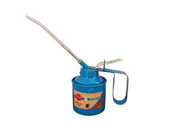 SB Herbal 1/4 TAPARIA Best Qulity Oil Can for Vehicles, Multipurpose Metal Oil Can Pump Oiler with Fixed Spout, for All Lubrication Need of Car, Bikes, Machines and Industrial Use | Blue Color