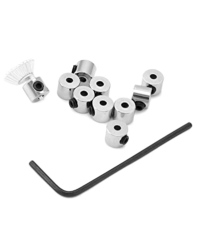 QWORK 60 Stück Pin Keeper Pin Rücken Anstecker Verschluss mit Schraubenschlüssel für Schmuck Brosche Namensschild (6 x 5 mm)