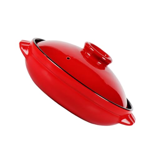 STOBAZA Cazuela de para Estofado y Sopa Olla Resistente y Duradera Distribución Uniforme del Calor para Cocina Doméstica y Profesional Modelo Hongyun