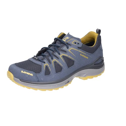 LOWA Halbschuh INNOX EVO GTX LO stahlblau/senf, 42.5