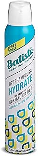 Batiste Dry Shampoo & Hydrate 200ml, Hair Benefits for Dry Brittle Hair, No Rinse Spray to Refresh Hair in Between Washes