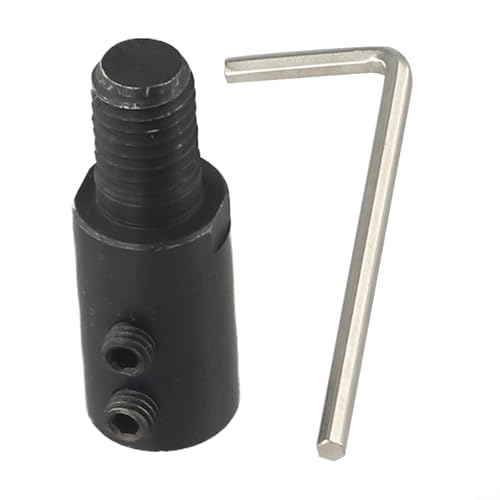 M10 Adapter Saw Blade, 5-14mm Shaft Coupling Rod for Angle Grinder, Steel Shaft Adapter for Grinder Tool, Saw Blade Connector(8mm)