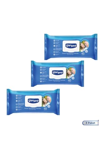 Vücut Temizleme Havlusu, 48'li x 3 Paket, 144 Yaprak