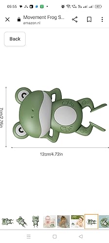 Image of COSMOBABY Premium (Turtle & Frog Combo) Bath Toys, Cute Swimming Bath Toys for Toddlers 1-3, Floating Wind Up Toys for 1-5 Year Old Boy Girl, New Born Baby Bathtub Water Toys, Proudly Made in India