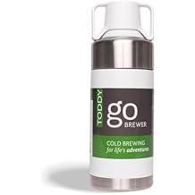 Toddy Go Brewer Stainless and White