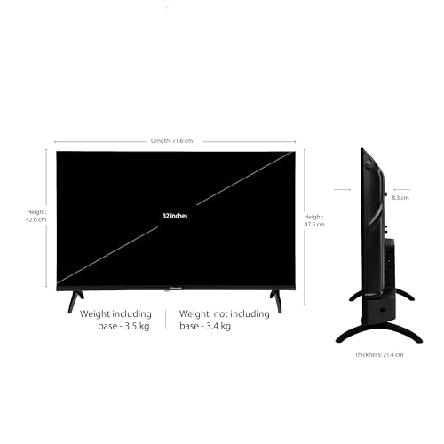 Image of Panasonic 80 cm (32 inches) HD Ready Smart LED Google TV TH32PS660DX (Black)