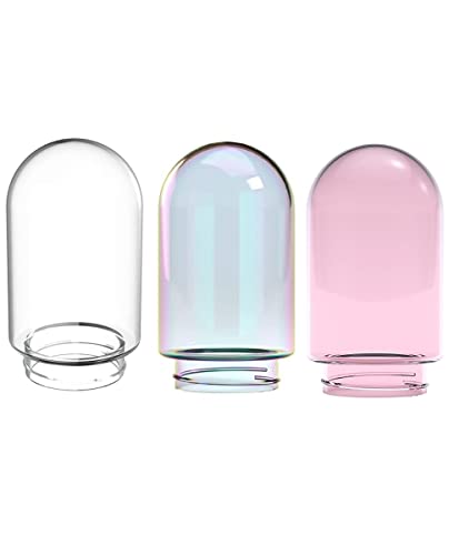Large Glass Globe Stunden Glass For Storage Or Lamp Cover 1 Count (Clear Color) #TOP1