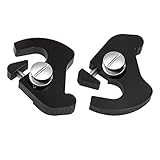 PBYMT Black Detachable Mounting Luggage Rack Clips Sissy Bar Latch Clips Fit for Harley Davidson Softail Sportster Touring Street Glide Road King Electra Glide 1986-2024