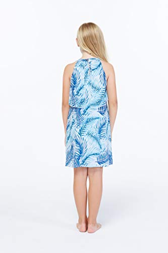 Image of Hawaii Hangover Family Matching Hawaiian Clothes, Simply Blue Leaves | Family matching Hawaiian outfits, Simply Blue Leaves, lightweight rayon, machine washable, tropical leaf print, luaus