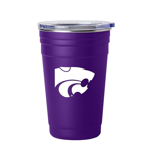 Image of Logo Brands NCAA 22 oz Stainless Steel Tailgate Cup -Double Wall Vacuum-Sealed Durable For Hot & Cold Drinks, Perfect for Gameday & Tailgating