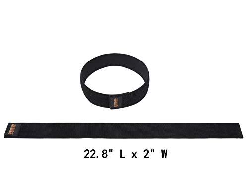 Elenture Yoga Mat Strap Velcro Band For Most Size Mat, Reusable Fastening Cable Tie Down Straps - Multipurpose Securing Cinch Strap (Mat Not Included) (2Pcs) #TOP5