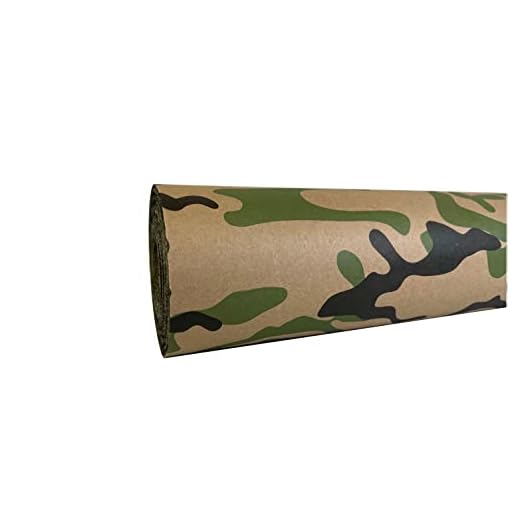 Camo Butcher Freezer Paper │ 18" x 200' (2,400 inches) │ Made in the USA │Approved for Food Contact │ Perfect for Wrapping and Storing Meat and Game │ DIY Crafts and Gift Wrap