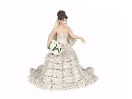 Papo 38819 – Mariée En robe en dentelle Blanc