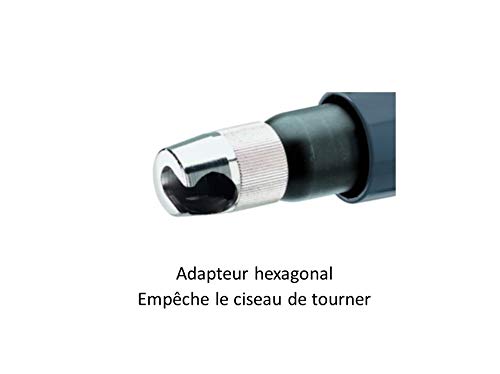 Schneider D322430 Marteau burineur MLH pneumatique 10mm avec base - 3