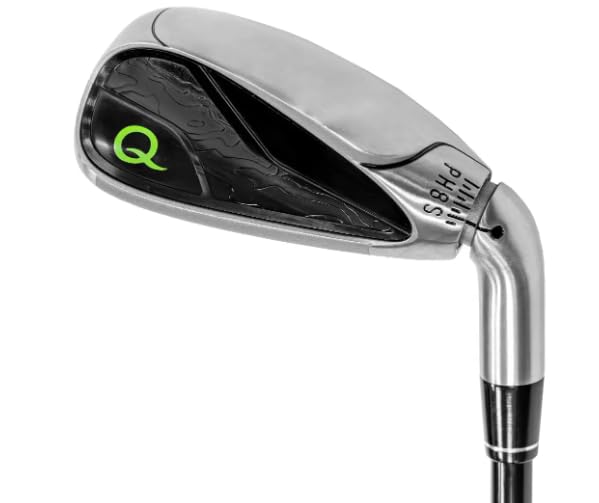 Q Gen 2 Adjustable Golf Club (Graphite) - Durable 2-Part Travel Shaft - 8 Settings from 4° Putter to 60° Lob Wedge - Men & Women