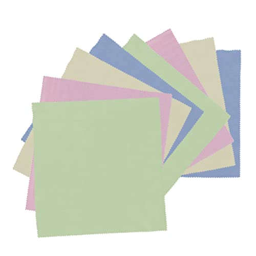 Beavorty 100個マイクロファイバークリーニングクロス 糸くずが出にくい 柔らかい 繰り返し使用可能 速乾性 家電 メガネ スマホ カメラレンズ 洗える