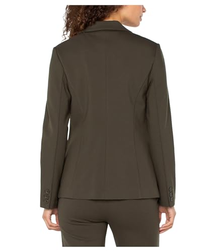 Women's Super Stretch Ponte Fitted Blazer2