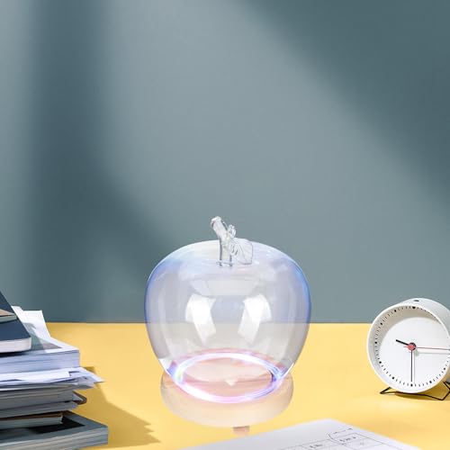 Cúpula de vidrio transparente con base brillante para decoración navideña y hogar 5