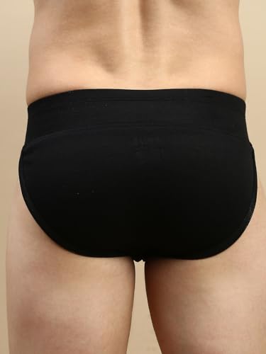Image of Zoiro Men's Brief | Soft Band | Soft No-Marks Elastic | Breathable Innerwear | Pack of 1 | Color May Vary
