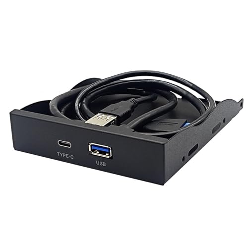 Panneau de lecteur de disquette USB 3.0 type C pour rack de disque dur PC