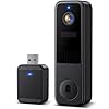 Belleye DB4 2K Battery Video Doorbell, Smart Wireless Doorbell Camera with Ring Chime, Live View with Two-Way Talk, AI Detection and Real-Time Notification, Compatible with Alexa and Vicohome