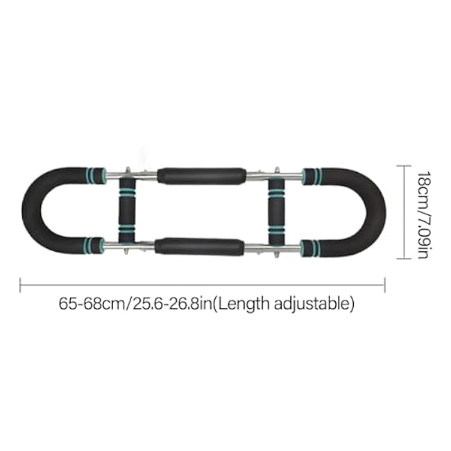 Muscle Strength Trainer Detachable Chest Training Exerciser Arm Trainer Adjustable Spring Workout Rod Fitness Equipment