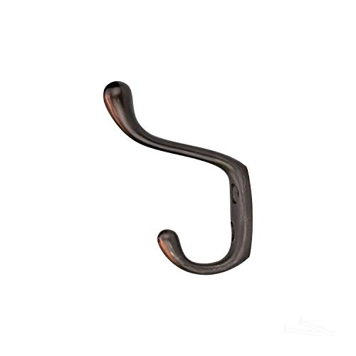 Rok Hardware Heavy Duty Dual Coat Hook, 3-1/2", Oil-Rubbed Bronze, 10 Pack ROKCH101ORB - Image 4
