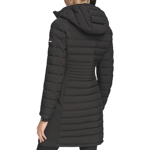 Calvin Klein Women's Long Light-Weight Puffer Jacket4