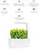 Click & Grow Indoor Herb Garden Kit with Grow Light | Smart Garden for Home Kitchen Windowsill | Easier Than Hydroponics Growing System | Vegetable Gardening Starter (3 Basil Pods Included), White #1