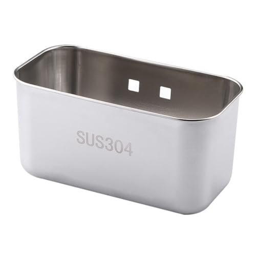 Ciieeo Steel Wire Basket Drying Rack for Shelves Suction Cup Sink Strainer Kitchen Storage Basket Smooth Edges