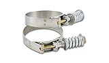 Vibrant Performance Vibrant Power 27830 Hose Clamp, T-Bolt, Spring Loaded, Stainless Steel, 3.22 in. to 3.52 in, 81.8mm to 89.4mm, use with Vibrant 3.00 in I.D. Silicone Hose, pair