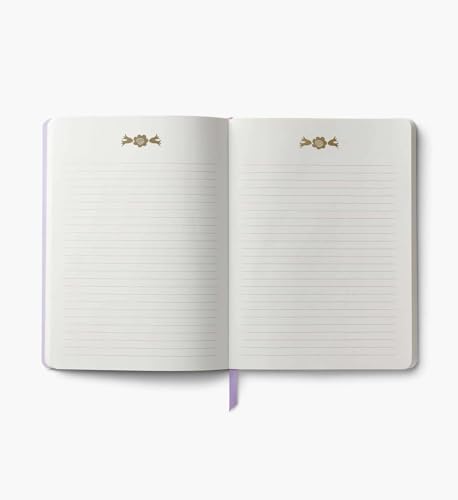 Carnet de notes ligné format 21,6 x 15,9 cm avec ruban marque-page gros-grain