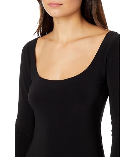 Image of Norma Kamali Women's Scoop Neck Side Slit Gown