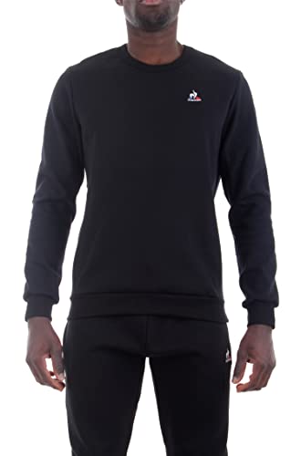 Le Coq Sportif Ess Crew Sweat N°3 M Felpa, Nero, M Uomo