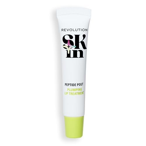Revolution SKin, Peptide Pout Lip Balm, Bálsamo Labial Hidratante y Voluminizador, Vegano y Libre de Crueldad, 15ml