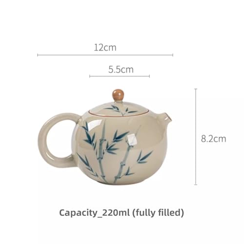 Théière Xishi artisanale avec tasses le coffret cadeau idéal