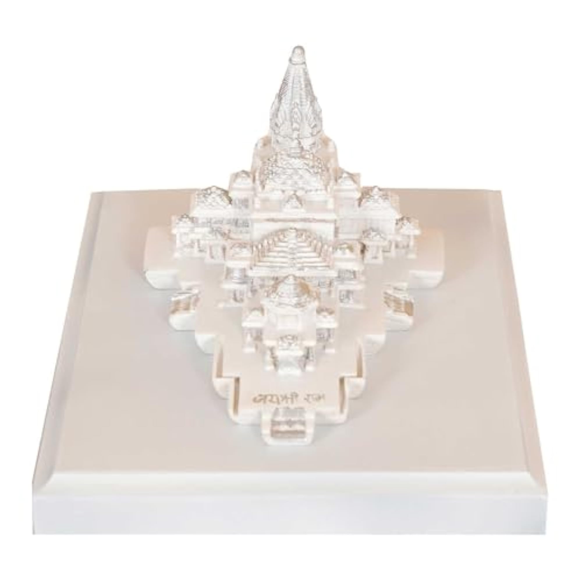 Elegant White Ram Mandir Ayodhya Model