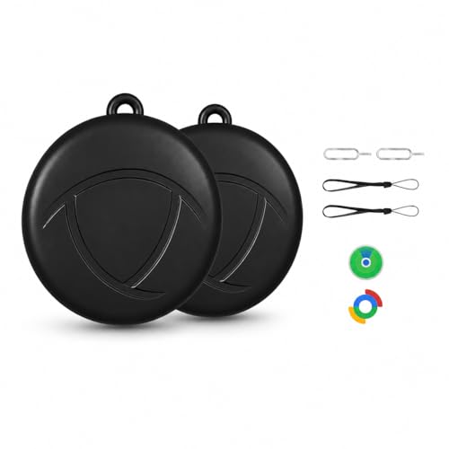 Product Image of the Bluetooth Tracker for Android and iOS Key Finder Work with Apple Find My and Google's Find Hub Item Locator Tag for Keys, Pets, Bags, Suitcase and More