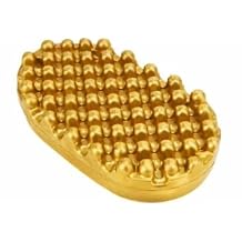 Luxury Twist Styler Durable, Washable Comb Brush, a Premium Alternative to Hair Sponges for Afro, Curly, Coiled & 4C Hair, Ideal for Daily or Professional Use 1 Count Gold