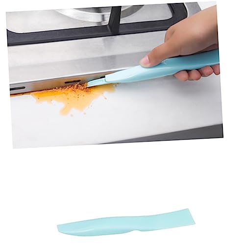 OKUMEYR 10pcs Kitchen Scraper Double-headed Cleaning Tool for Stovetops Non-scratch Design Mixed Colors for Kitchen Accessories and Gadget Needs