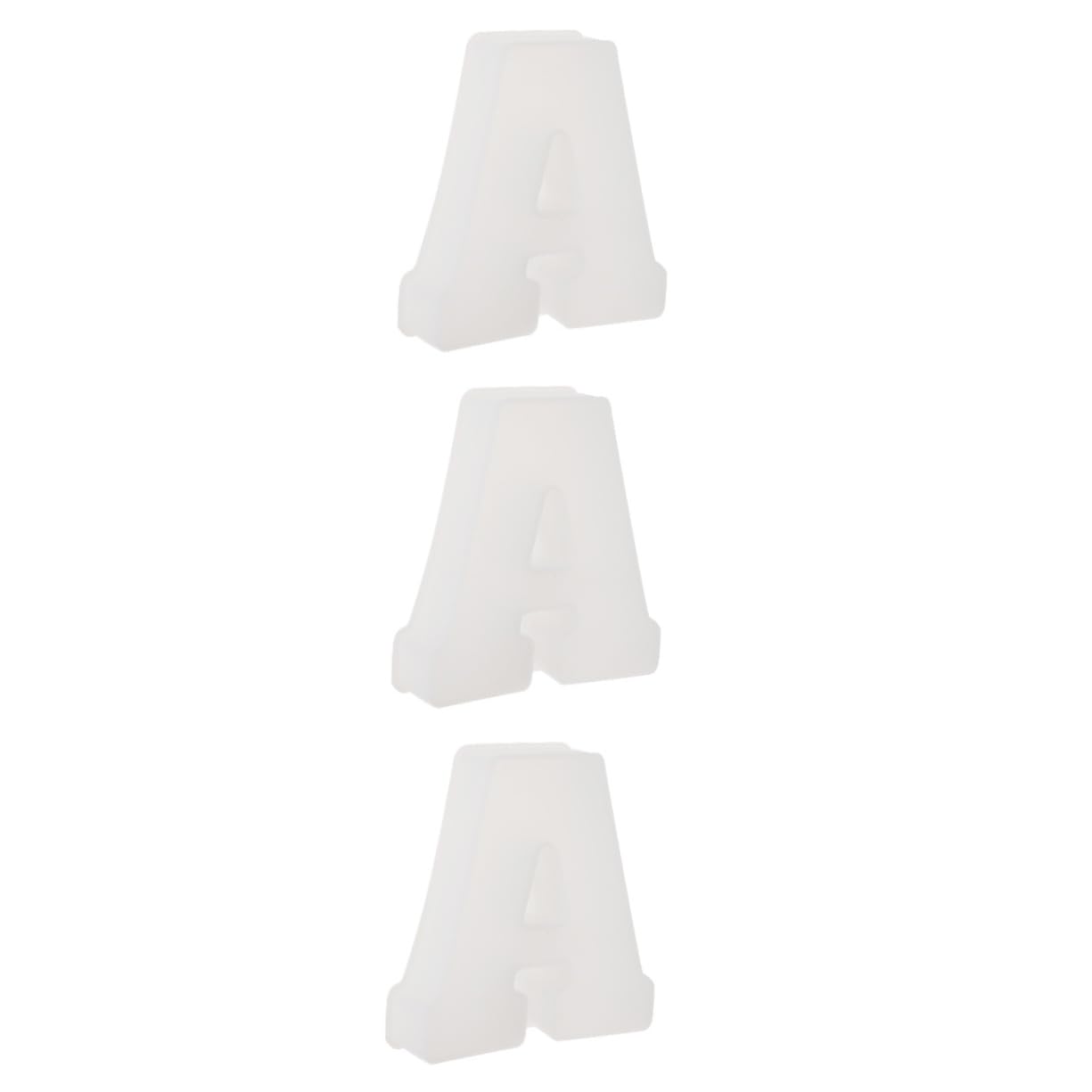 3piezas Molde De Letras Antiadherente Para Epoxy Molde Para Decoración Creativa y Manualidades Gran y Fácil Desmoldeo