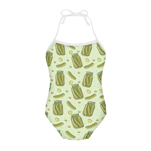 Image of ELEQIN Cartoon Animal Cute Girls One Piece Swimsuit Adjustable Swimwear for 3Y-10Y