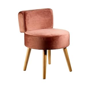 Echtwerk Sessel „Milo“, Polstersessel, Skandinavischer Sessel, Stuhl mit Komfort, hohe Rückenlehne, weiche Schaumstoffpolsterung, für Wohnzimmer & Leseecke, Holzfüße, 44 x 58 cm, 4 kg, Taupe