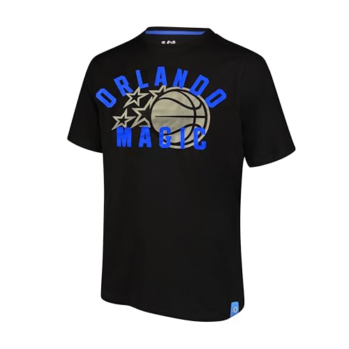 Ultra Game Adults NBA Official Super Soft Game Day T-Shirt Orlando Magic Black Large