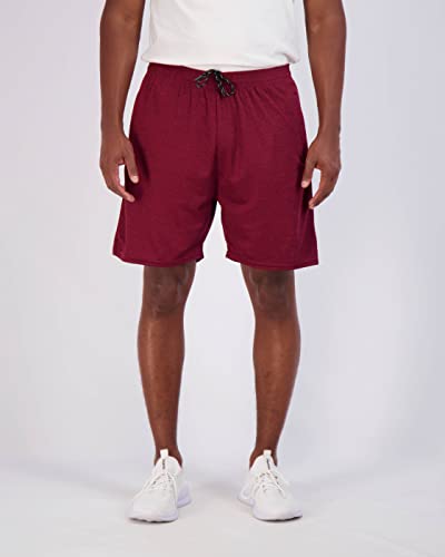 4 Pack: Mens 7 Inch Inseam Active Athletic Running Quick Dry Mesh Shorts Zipper Pockets Drawstring Basketball Exercise Training Soccer Workout Gym Yoga Tennis Men Sweat Work Summer Sport - Set 10, L #TOP1