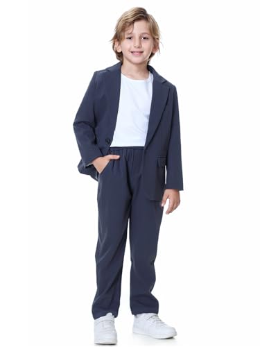 LOLANTA Boys Casual Suits Wedding Outfits Kids 2 Piece Gentleman