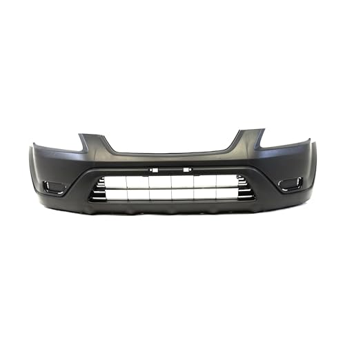 Image of FitParts Compatible with Honda CR-V 2002-2004 Front Bumper Cover | Textured, Black, Without Fog Light Holes, OEM 04711S9AA90, HO1000202